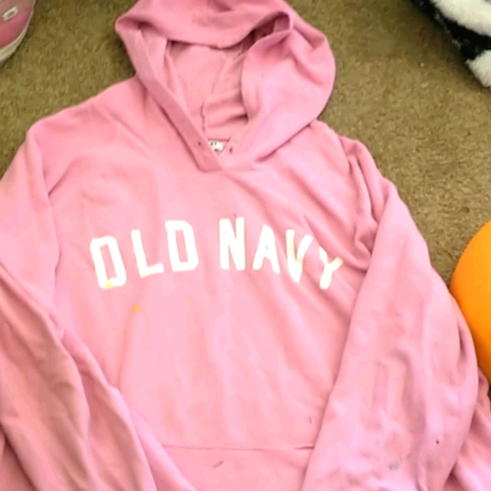 Pink oversized sweatshirt